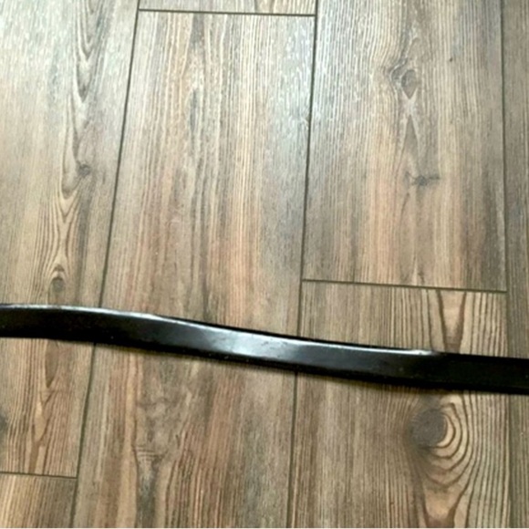 Men Sleek Black Belt